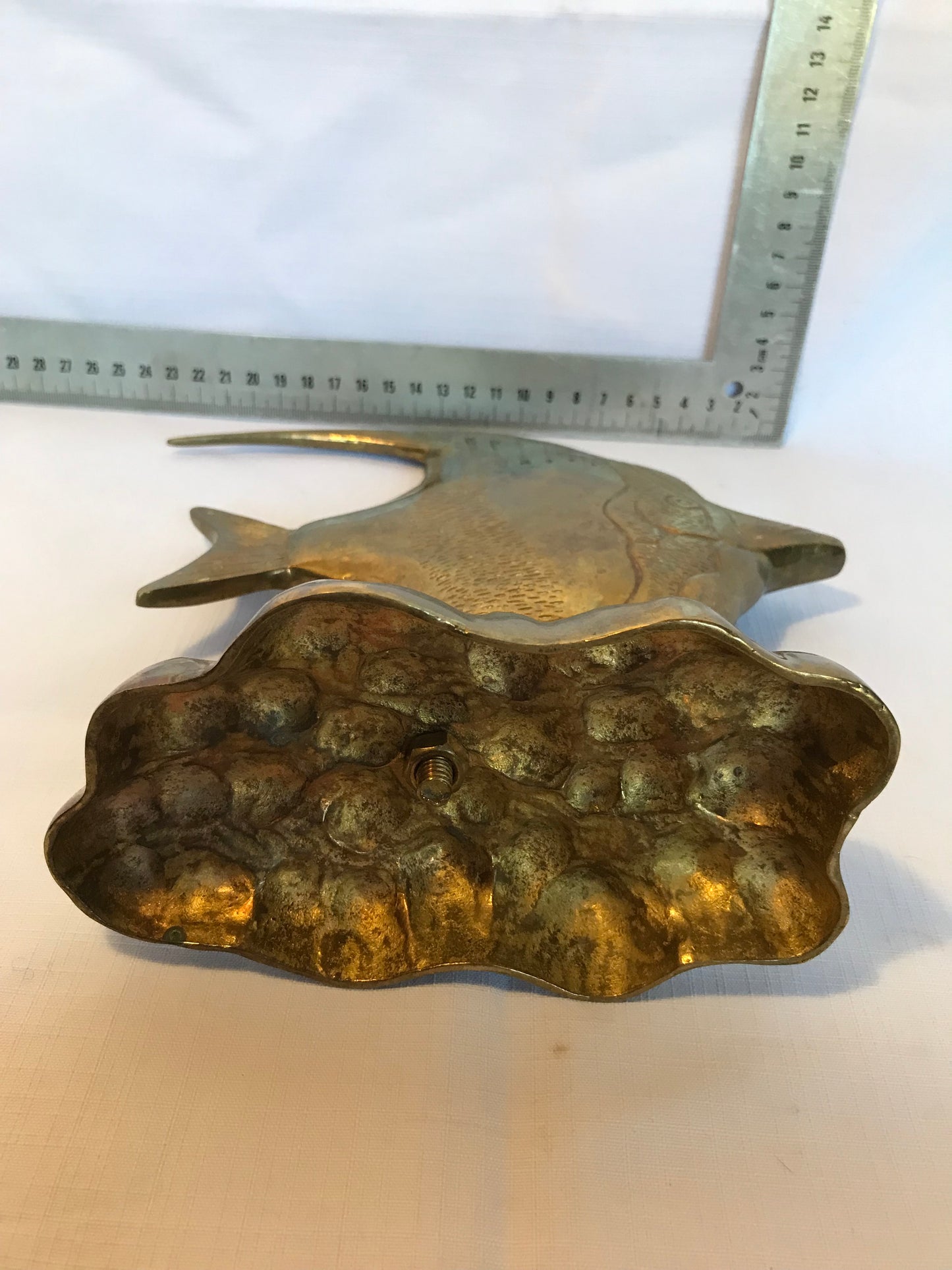 Solid brass fish
