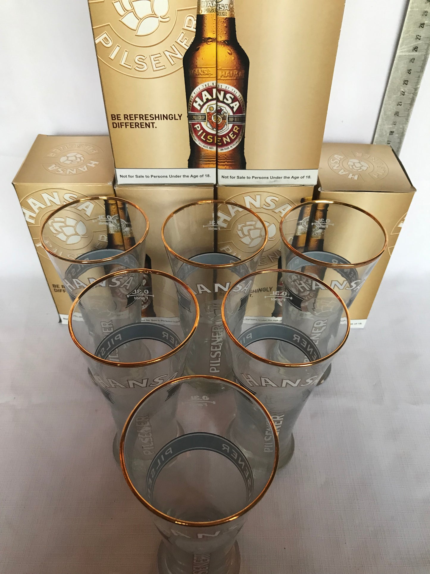 Hansa Pilsener glasses