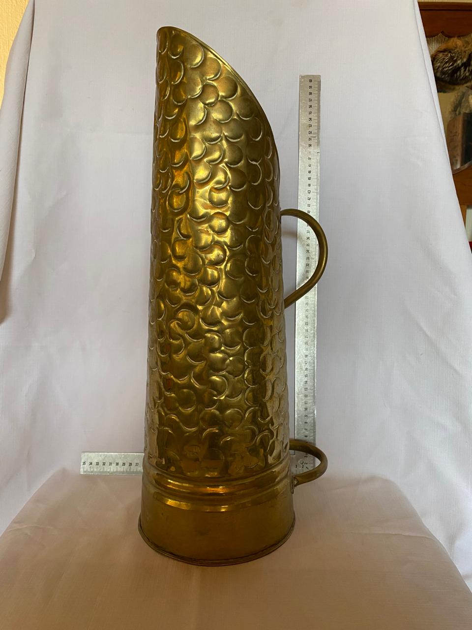 Brass coal scuttle