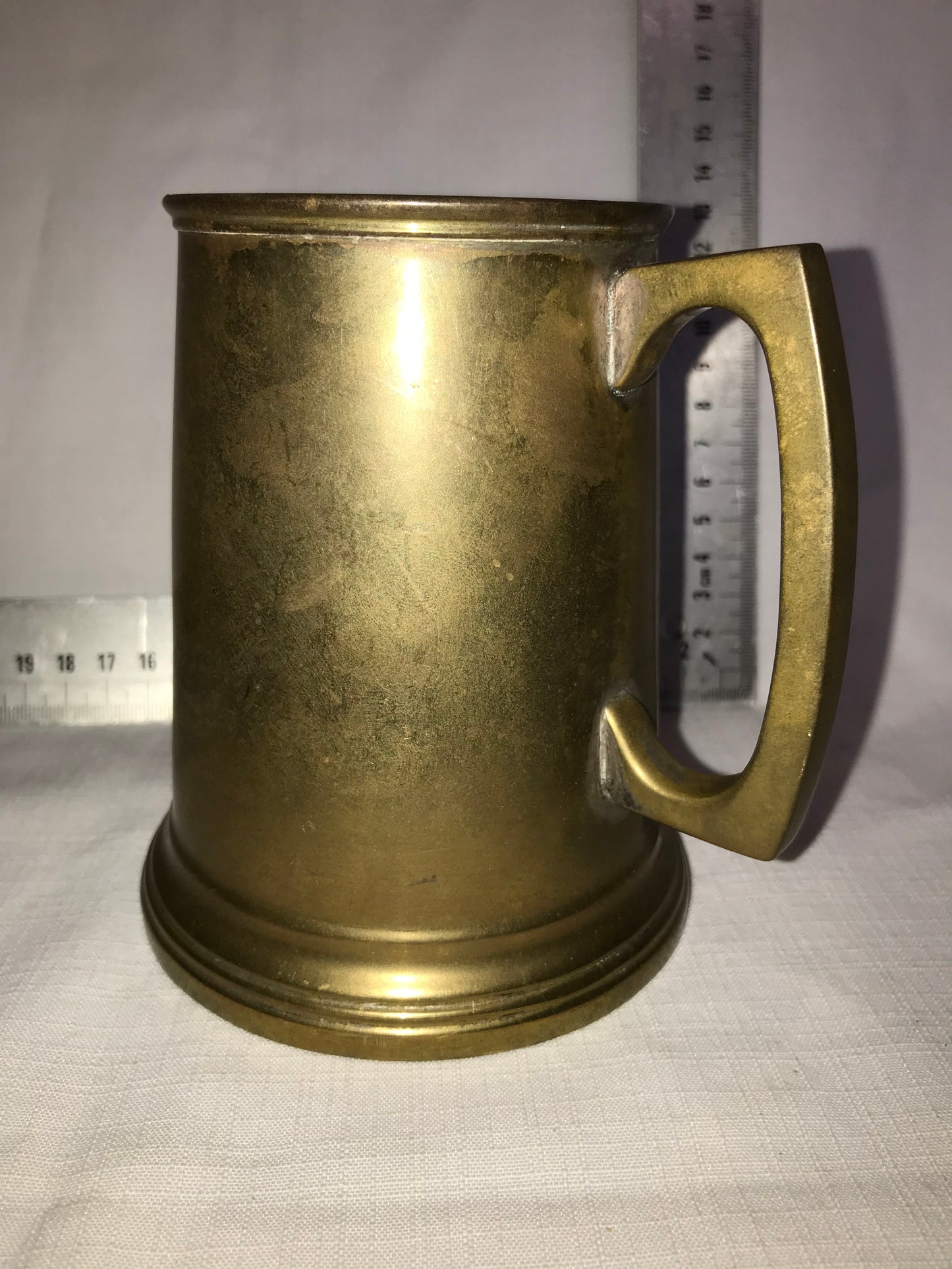 Brass beer mug