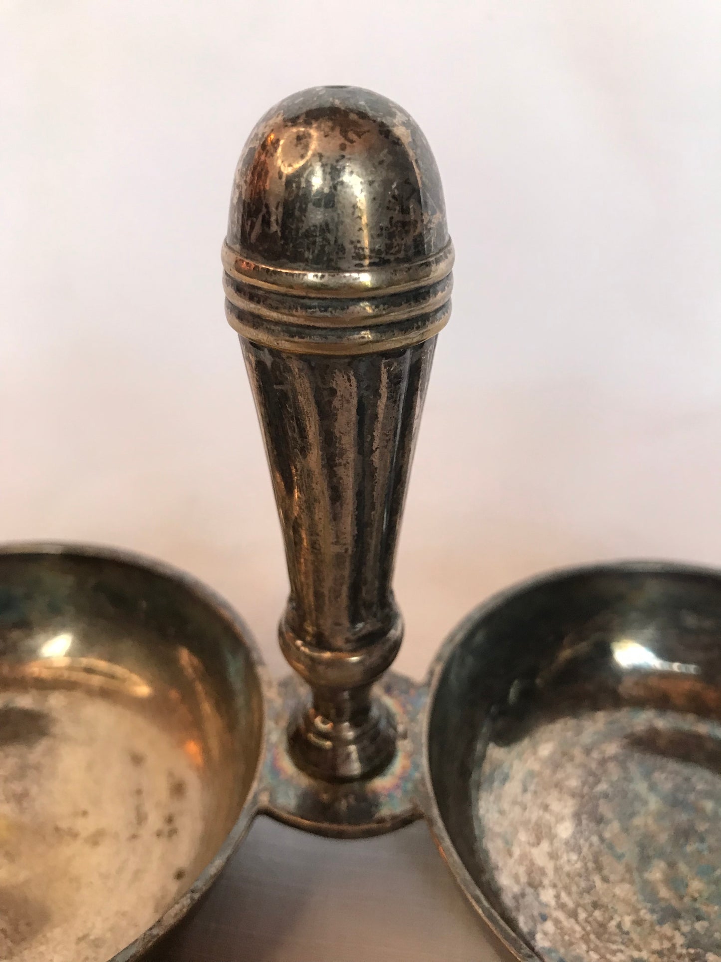 Silver-plated sweet dish