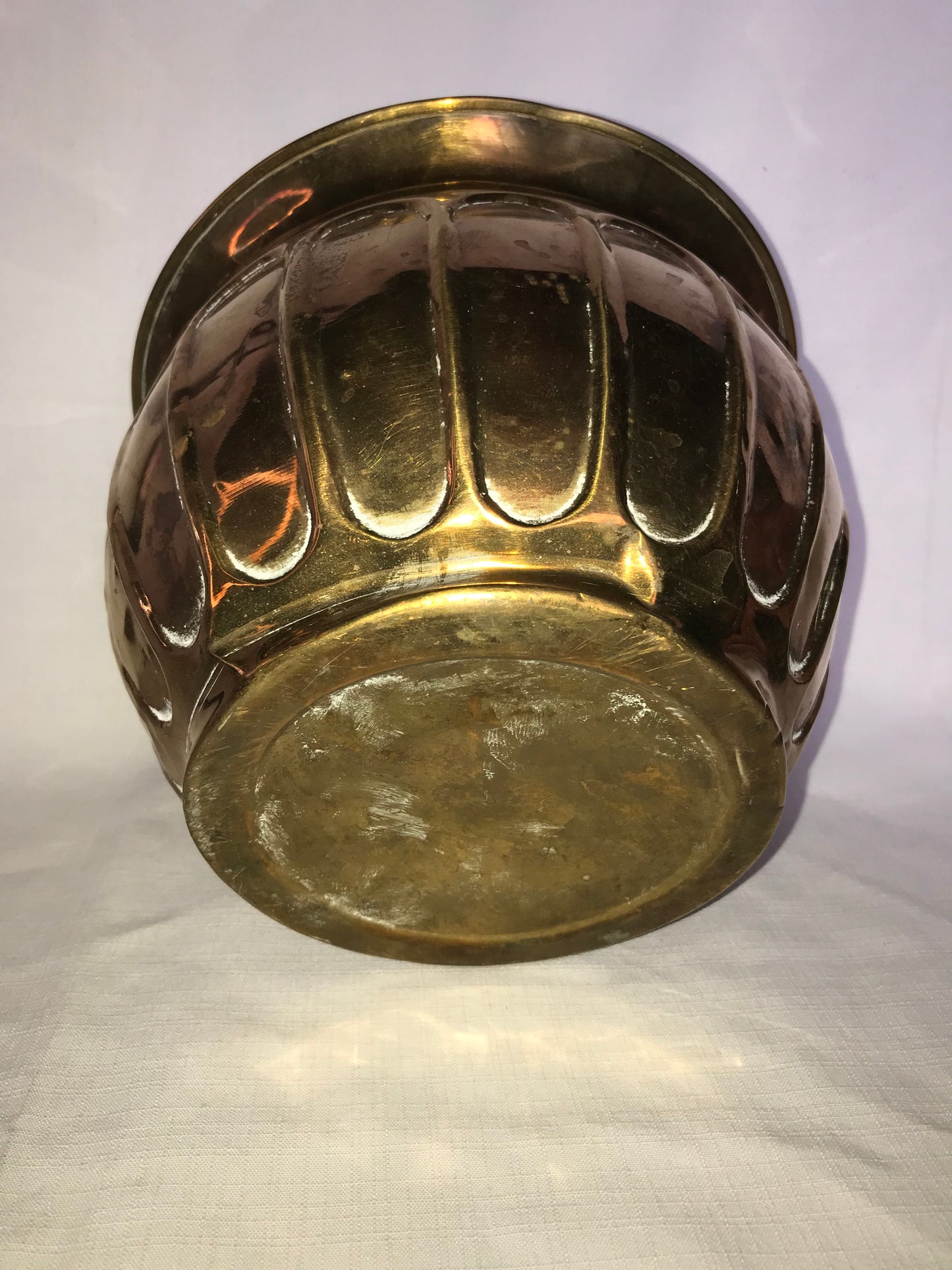 Small brass planter
