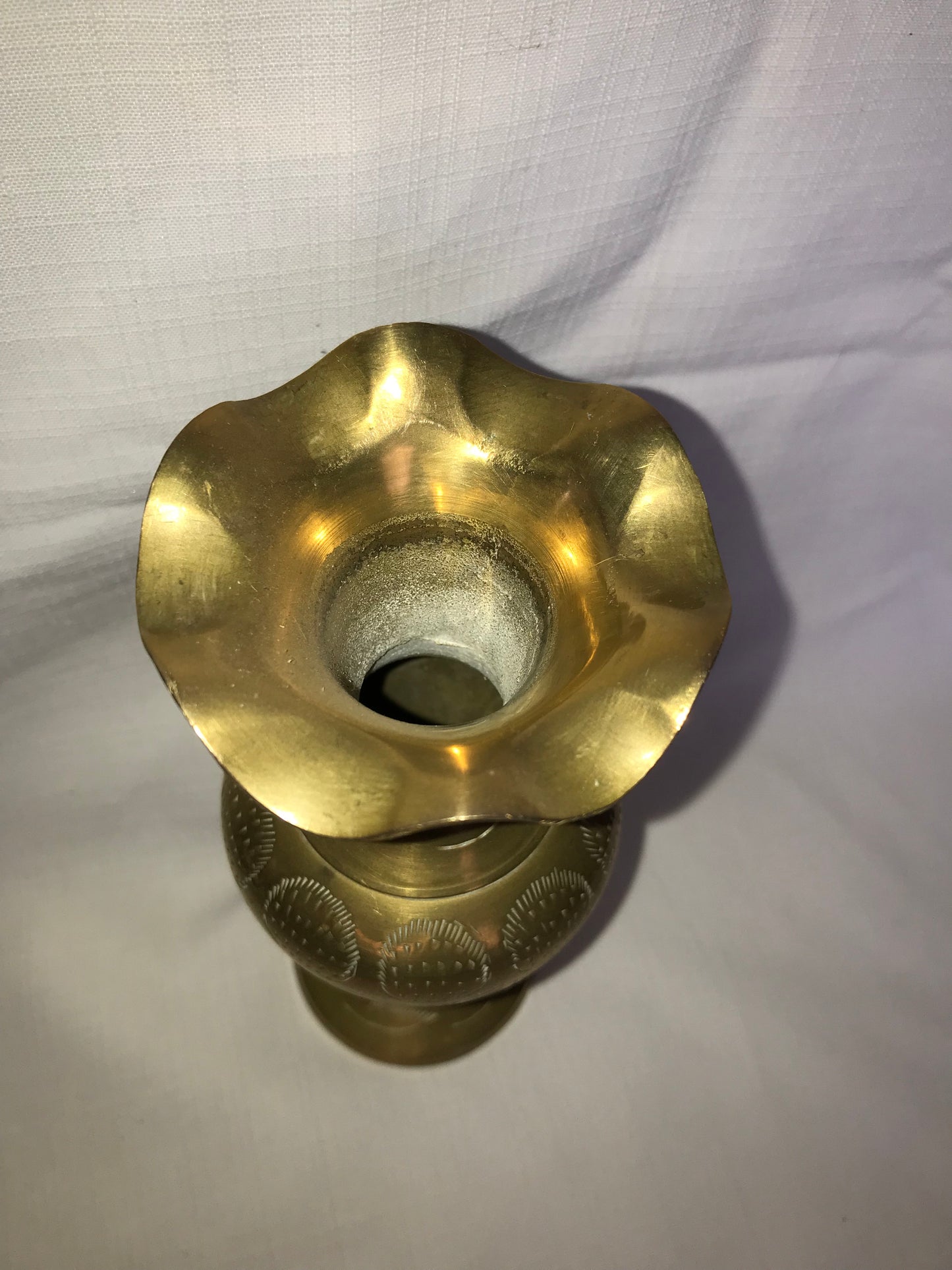 2 Brass vases