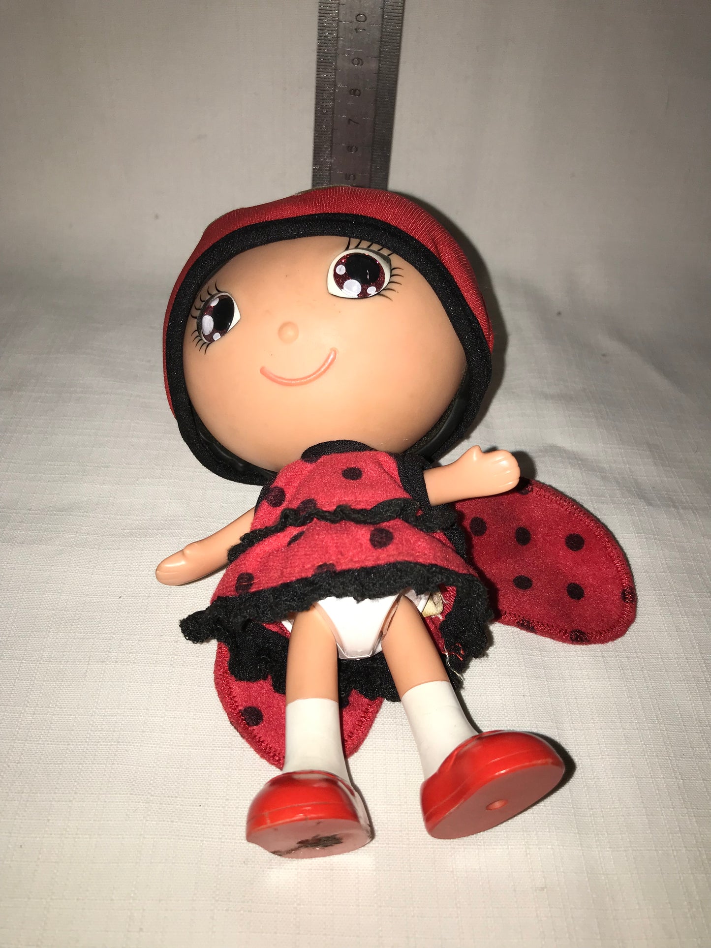 Lalaloopsie Ladybug doll small with black hair
