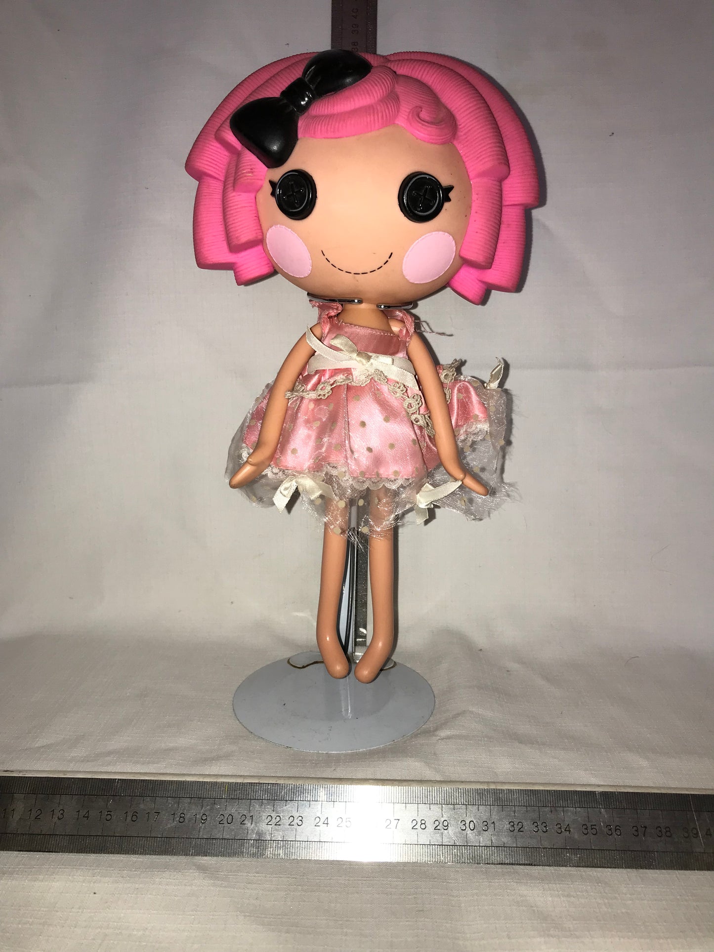 Lalaloopsie doll 36cm with pink hair, pre-loved