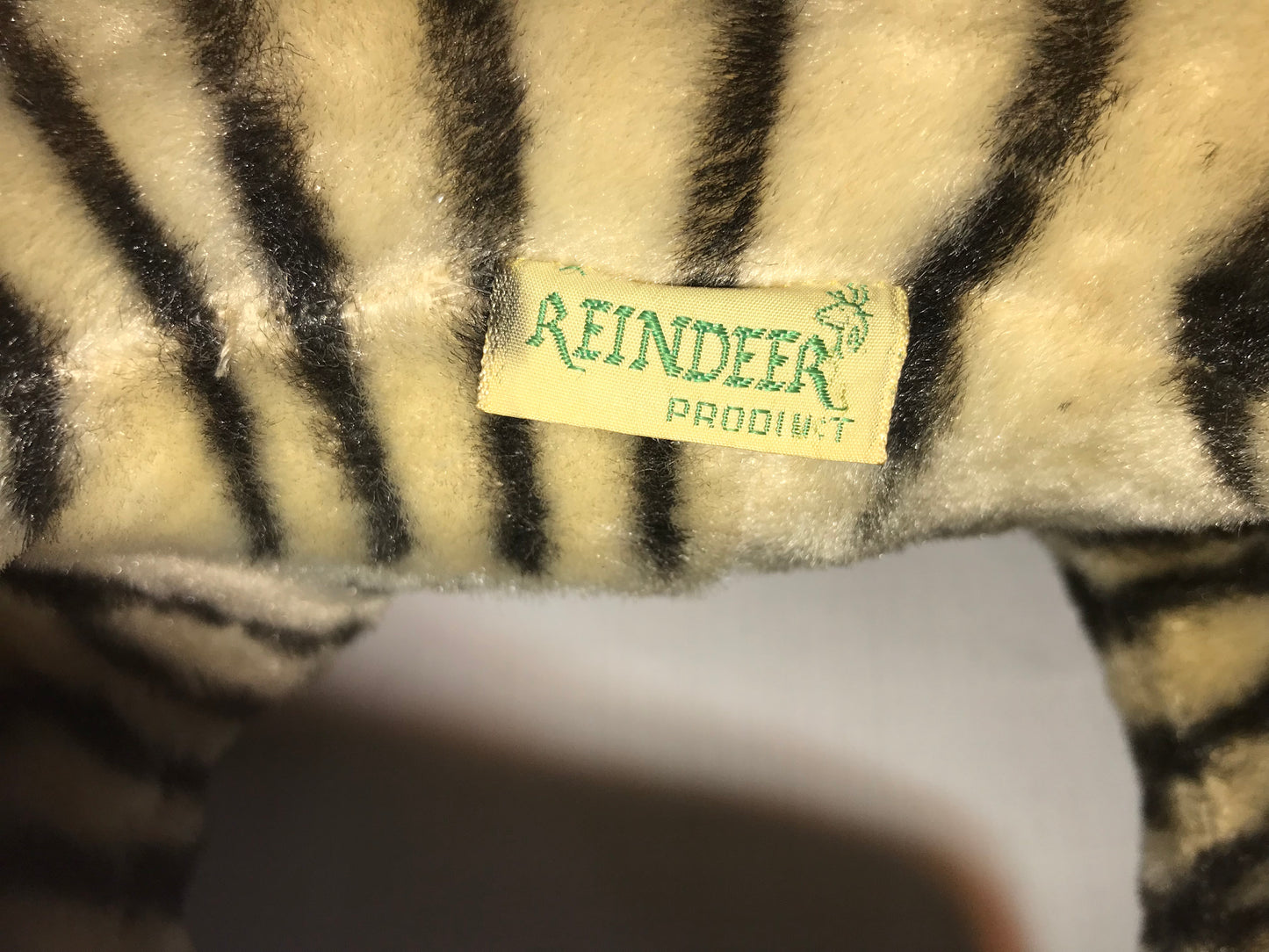Vintage Zebra toy