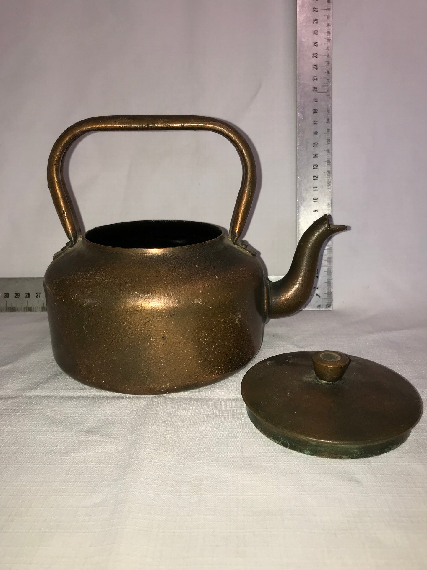 Painted tea pot lightweight for decoration only