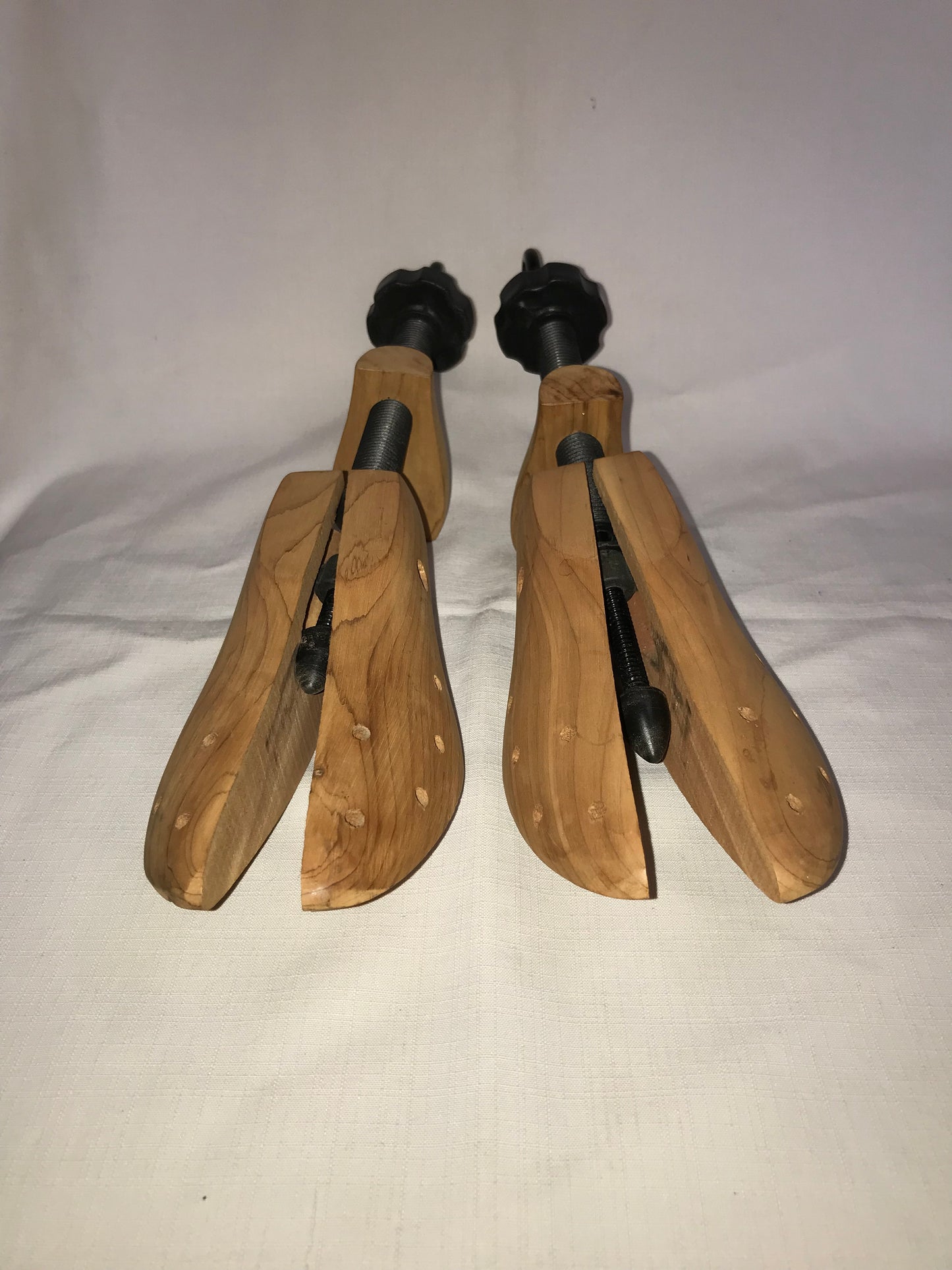 Wooden shoe stretchers