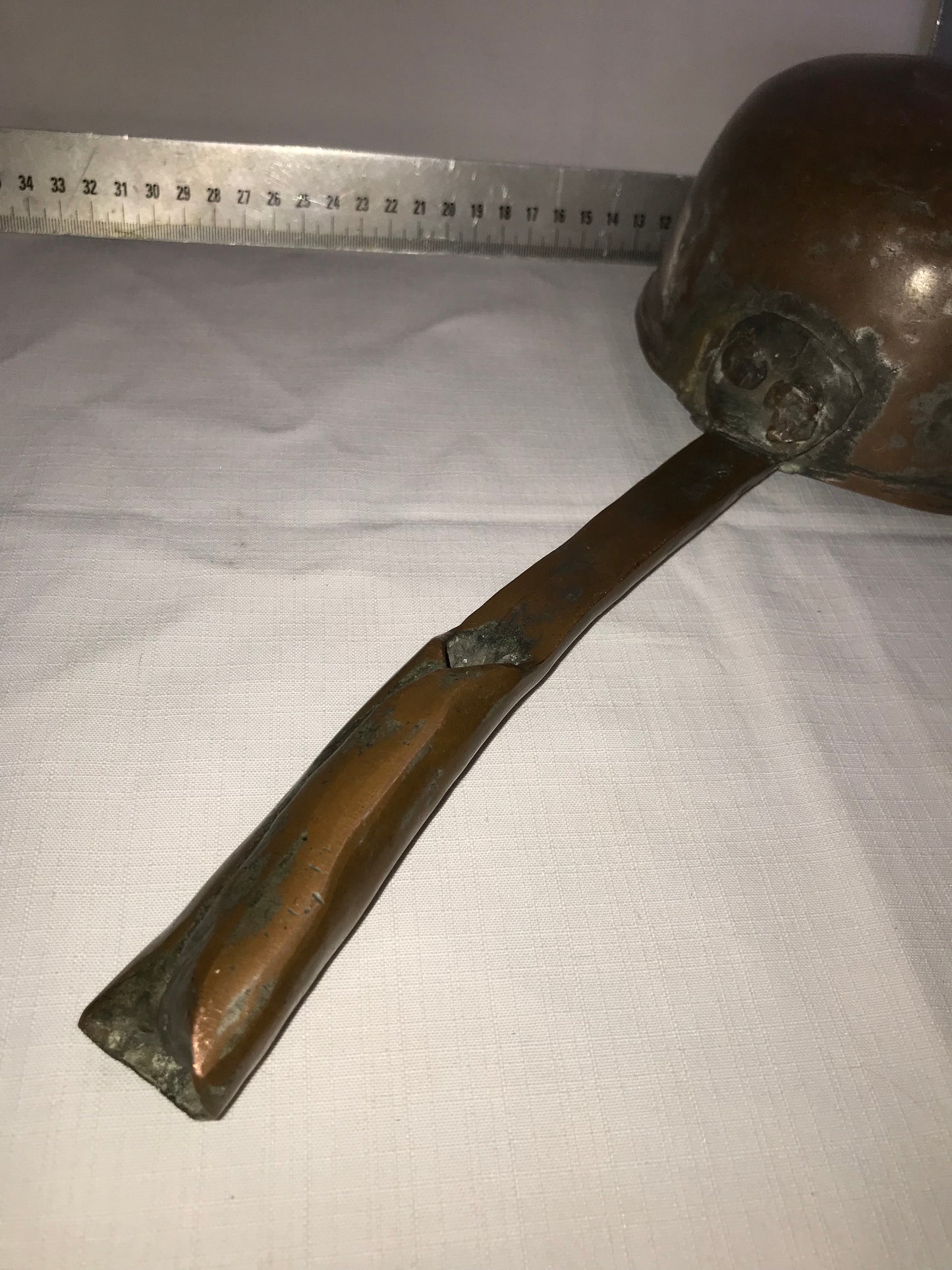 Antique copper pot