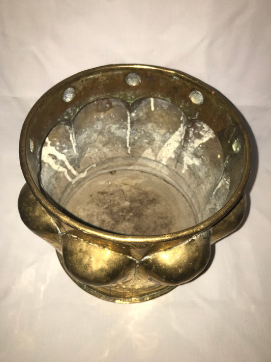 Brass planter