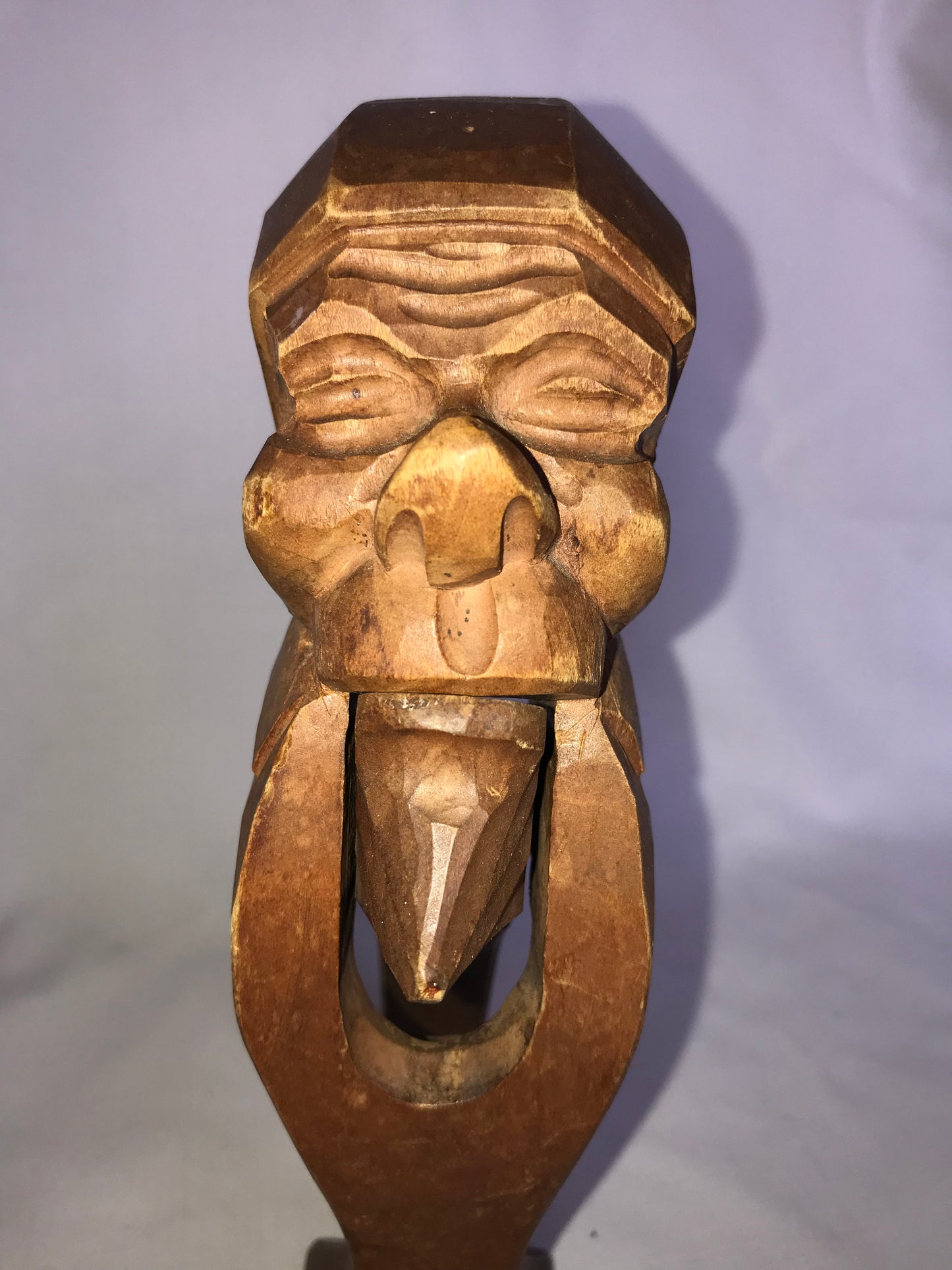 Wooden carved nut cracker