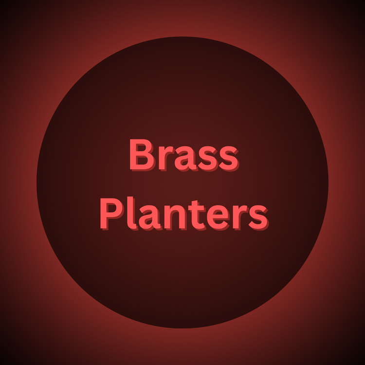 Brass planters