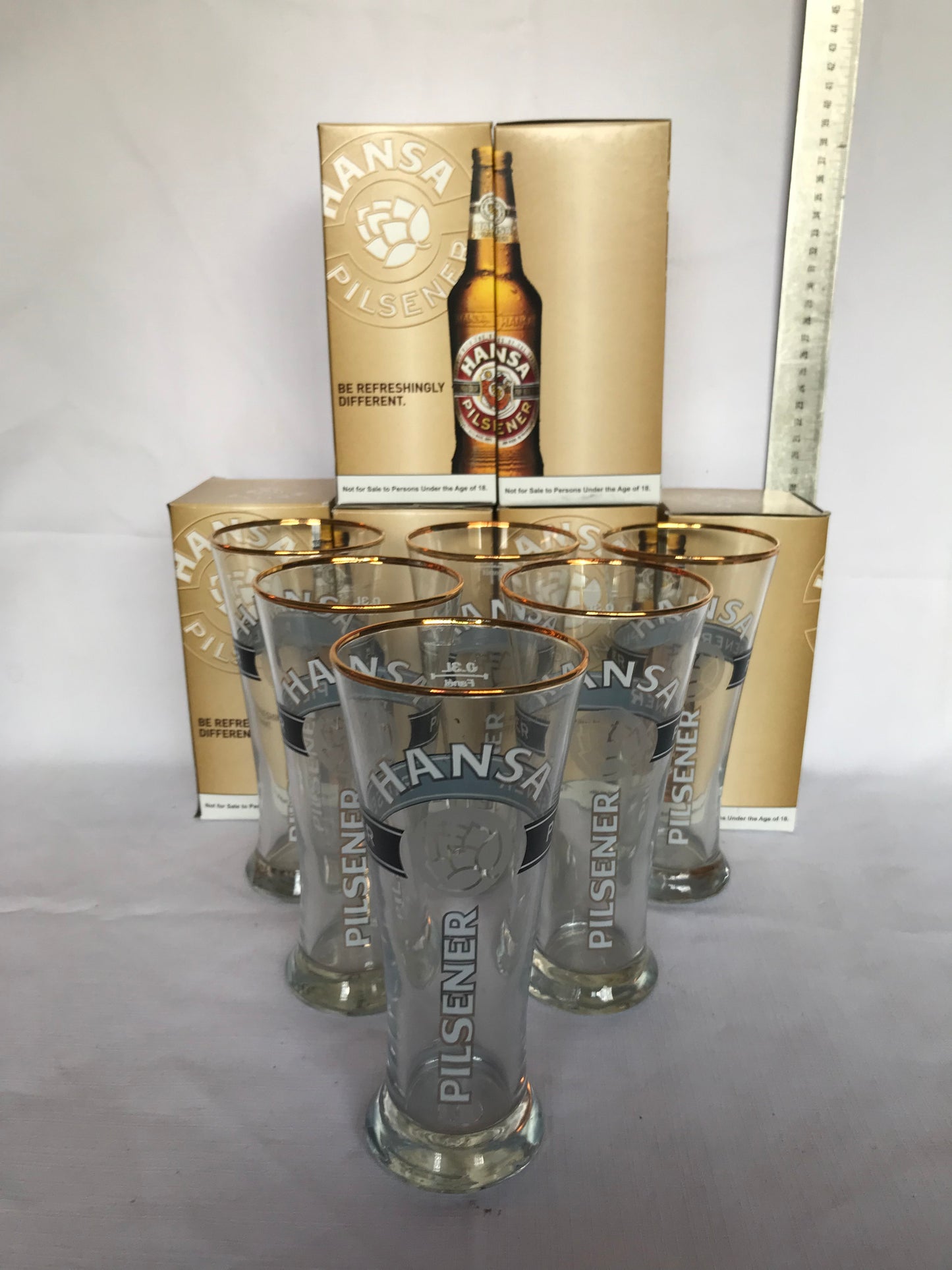 Hansa Pilsener glasses