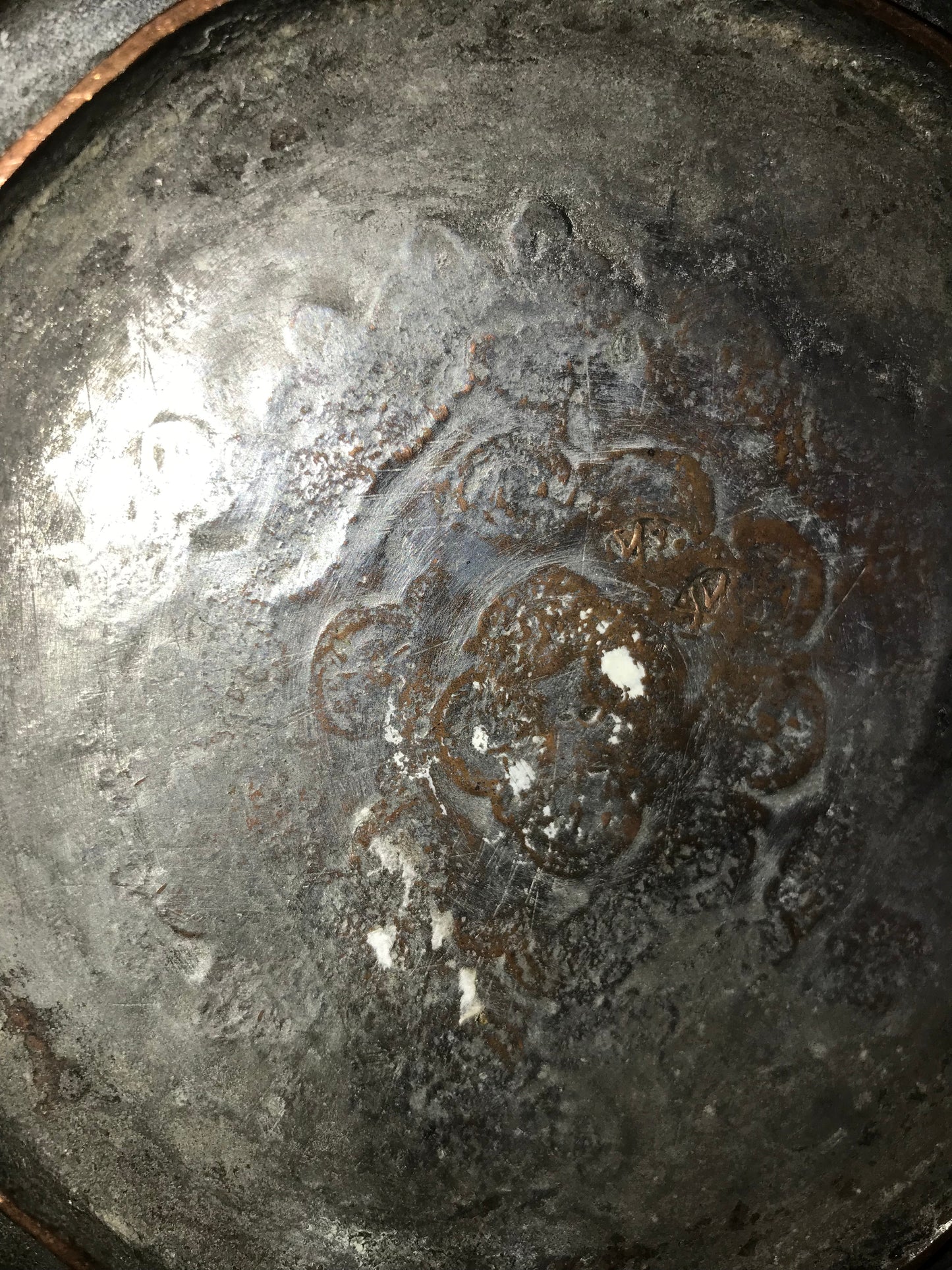 Vintage copper bowl
