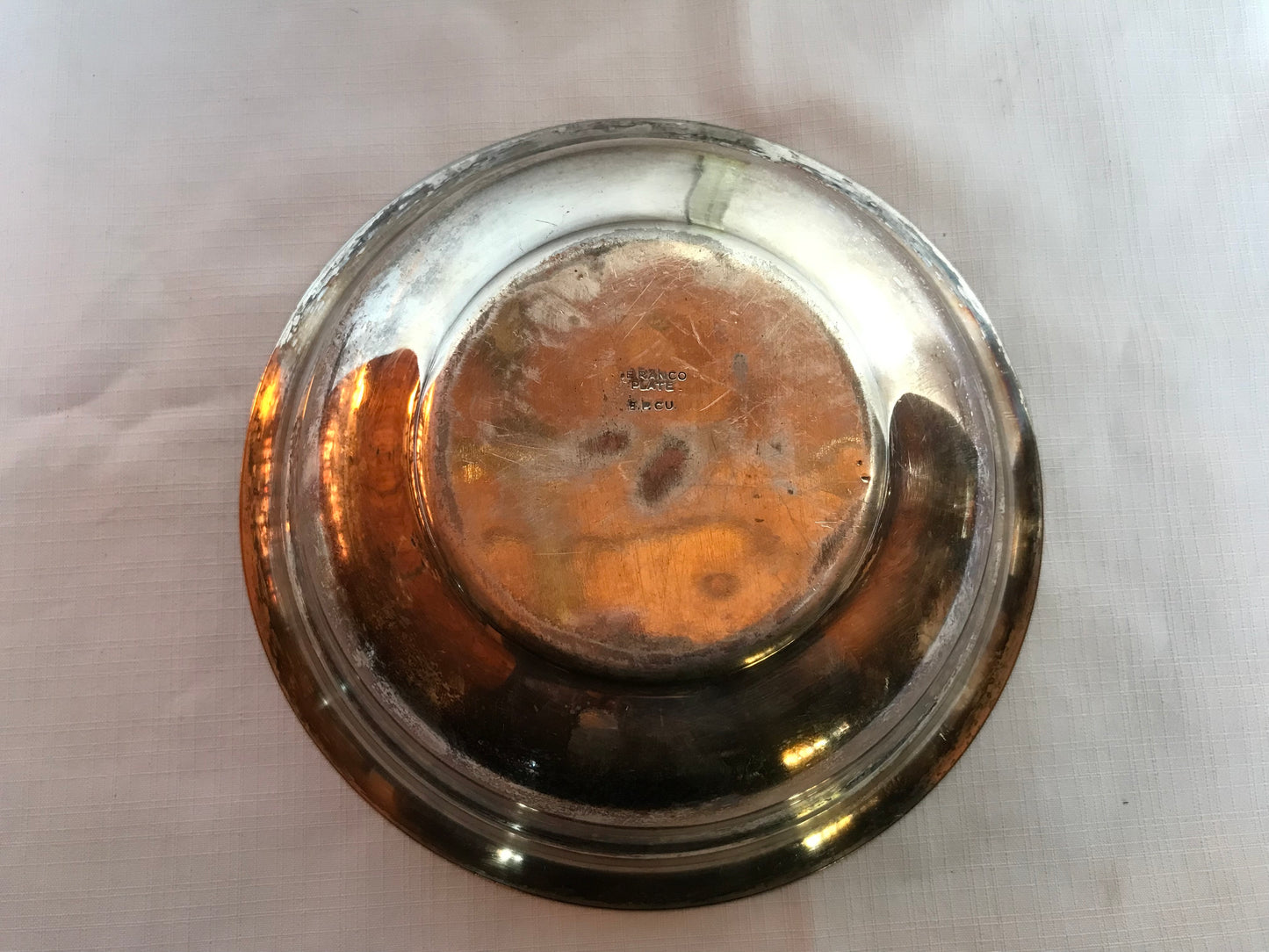Metal serving dish