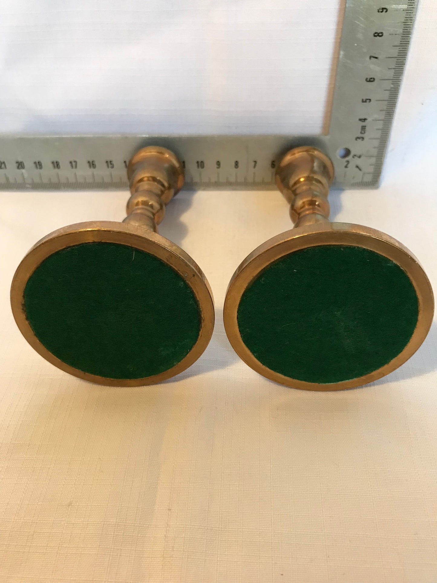 Pair heavy Brass Candle sticks