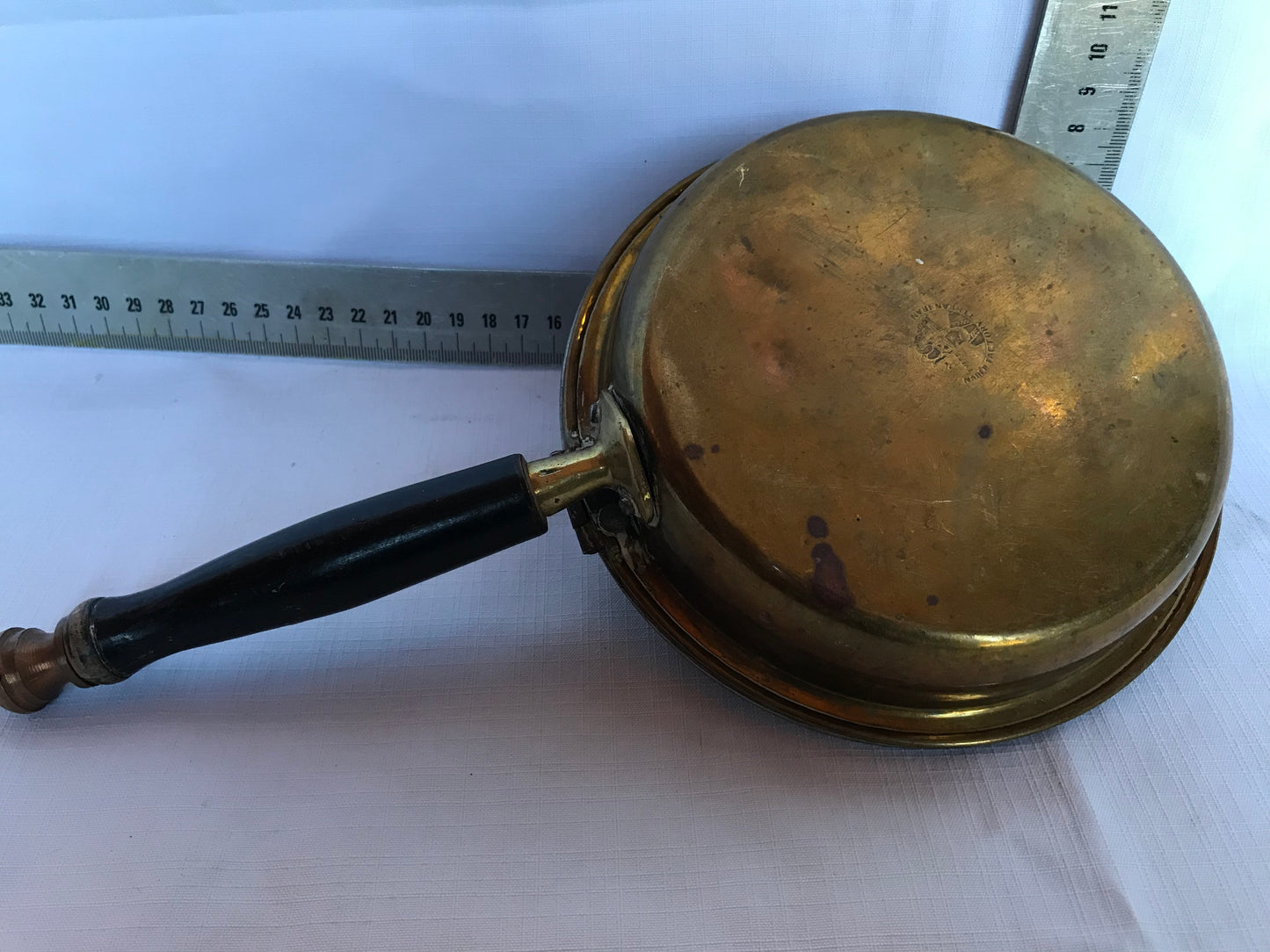 Brass bed warmer