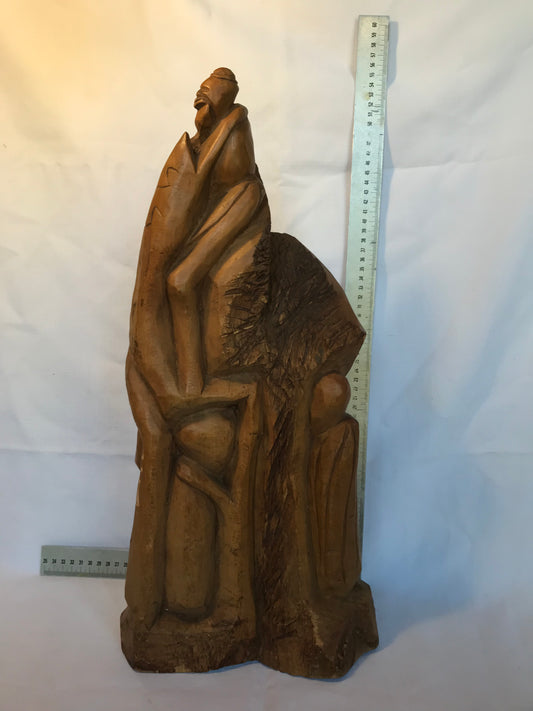 Wooden carved sculpture