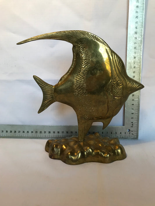 Solid brass fish
