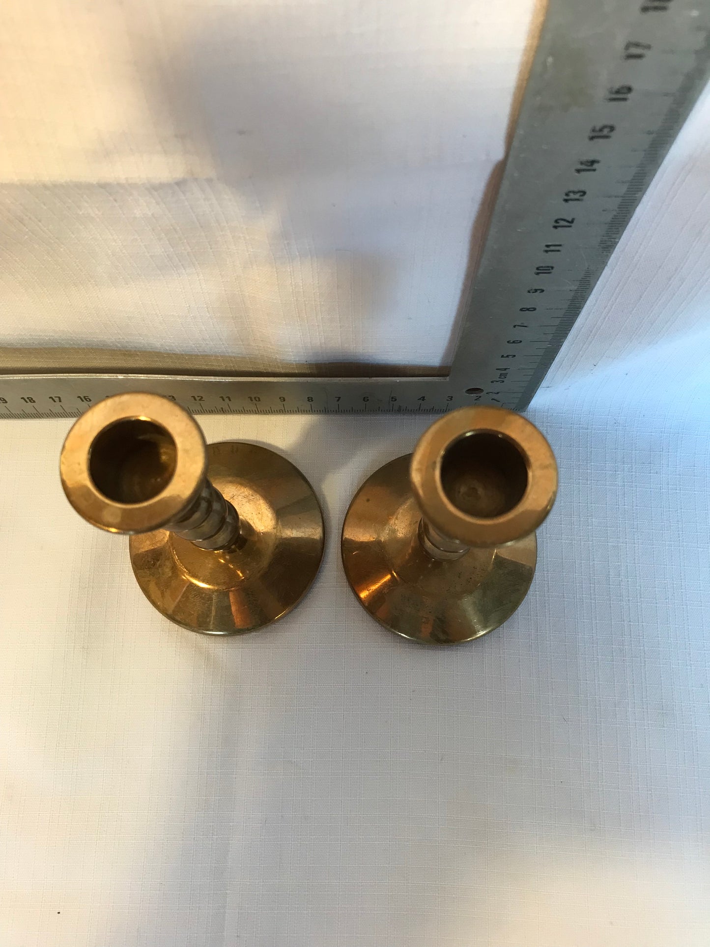 Pair heavy Brass Candle sticks
