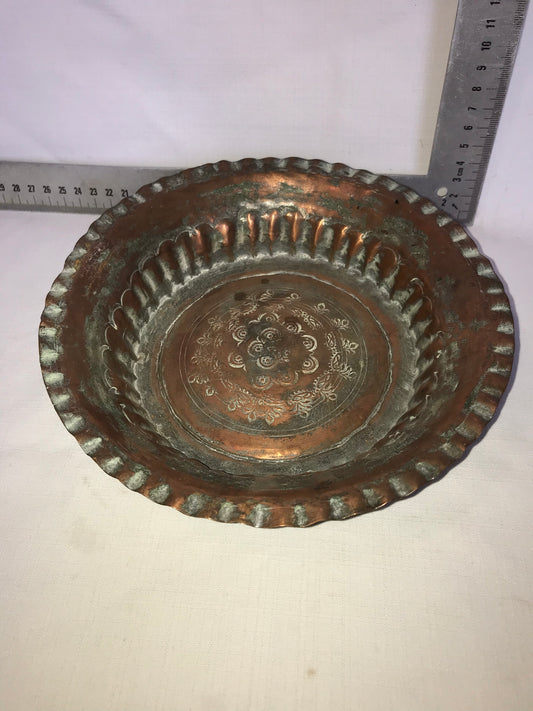 Vintage copper bowl