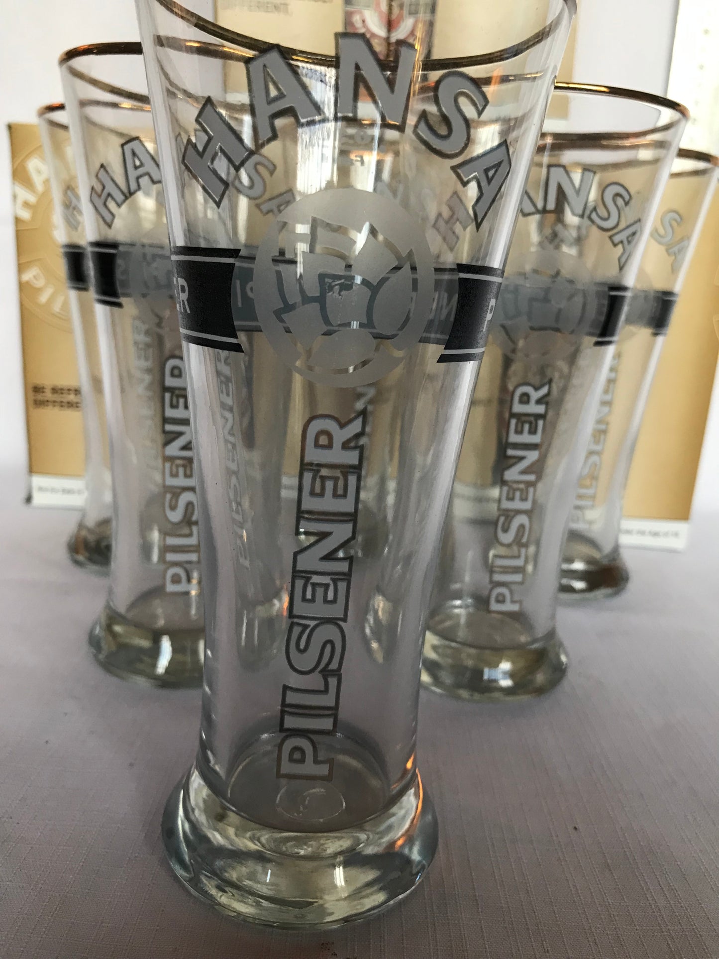 Hansa Pilsener glasses