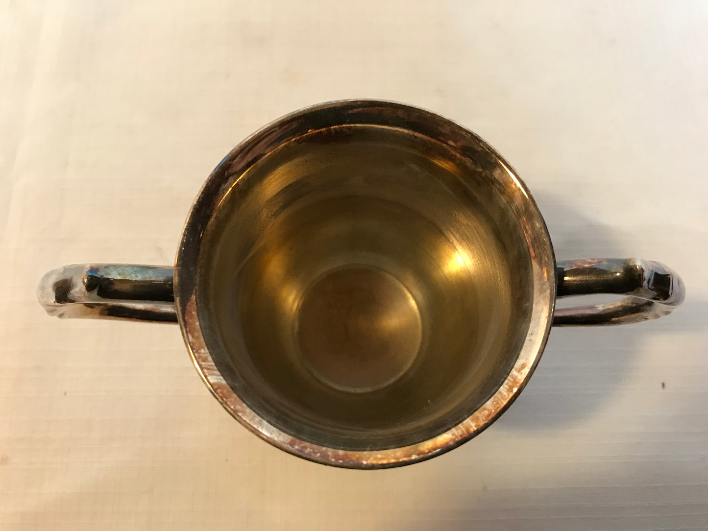 Metal cup with two handles