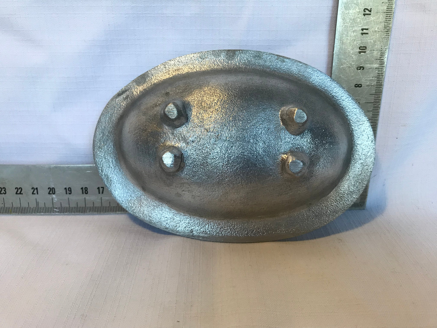 Aluminium soap dish