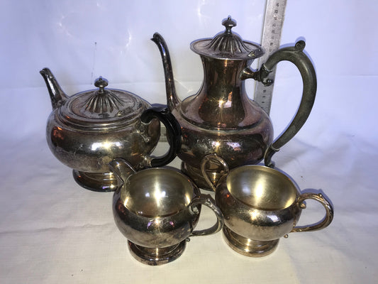 Metal tea set