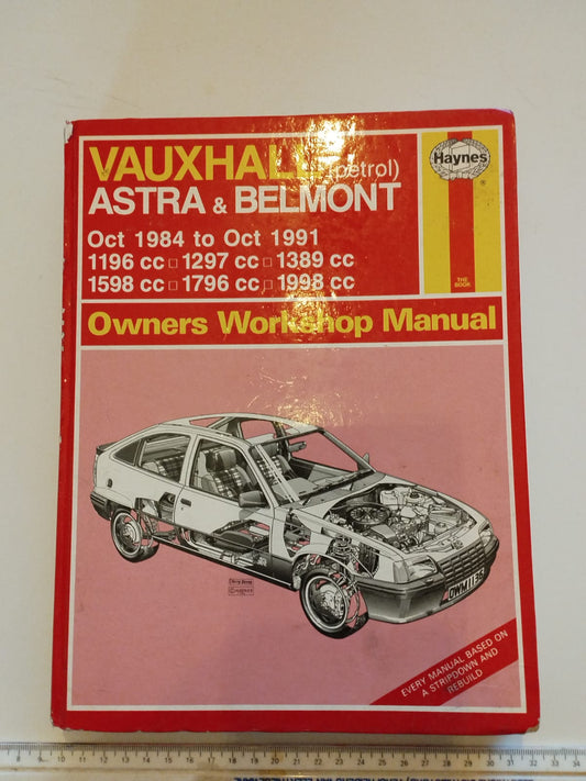 Vauxhall (petrol) Astra & Belmont Owners Workshop Manual