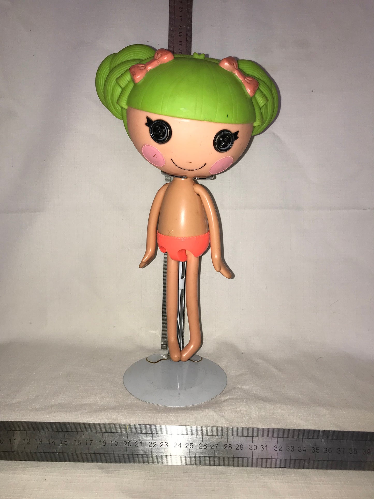 Lalaloopsie doll 36cm with green hair, pre-loved