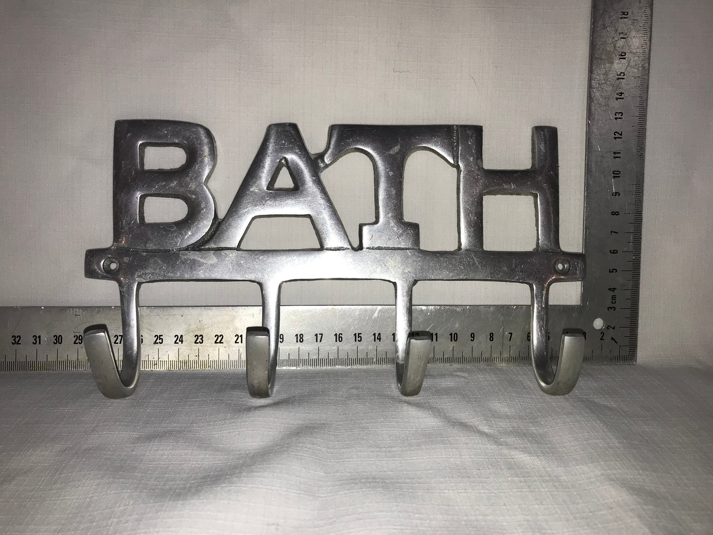 Bath towel hooks