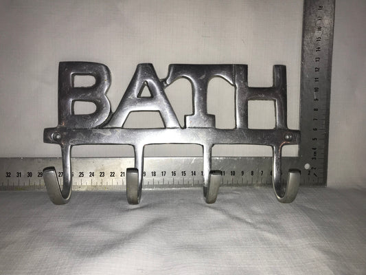 Bath towel hooks