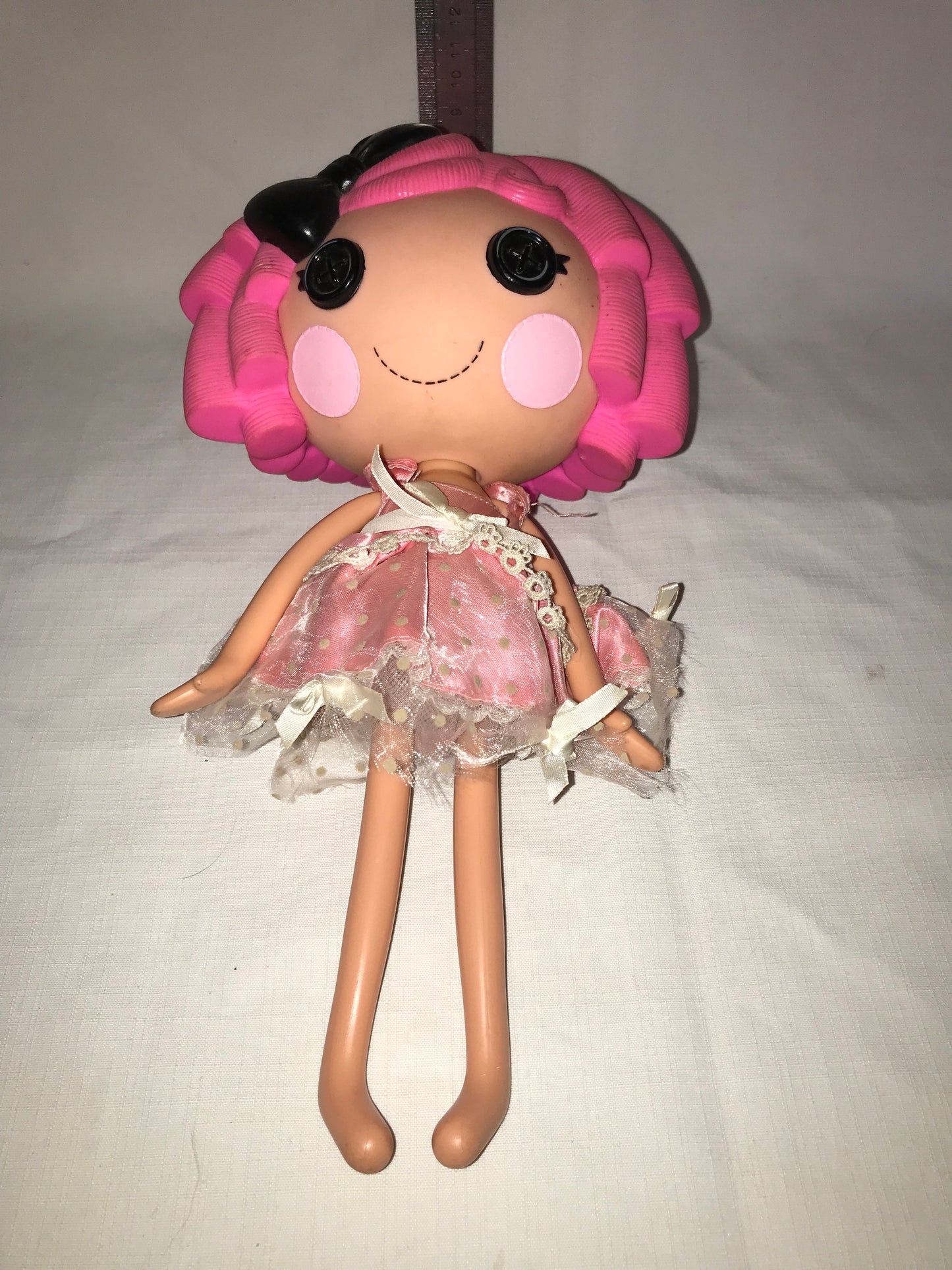 Lalaloopsie doll 36cm with pink hair, pre-loved