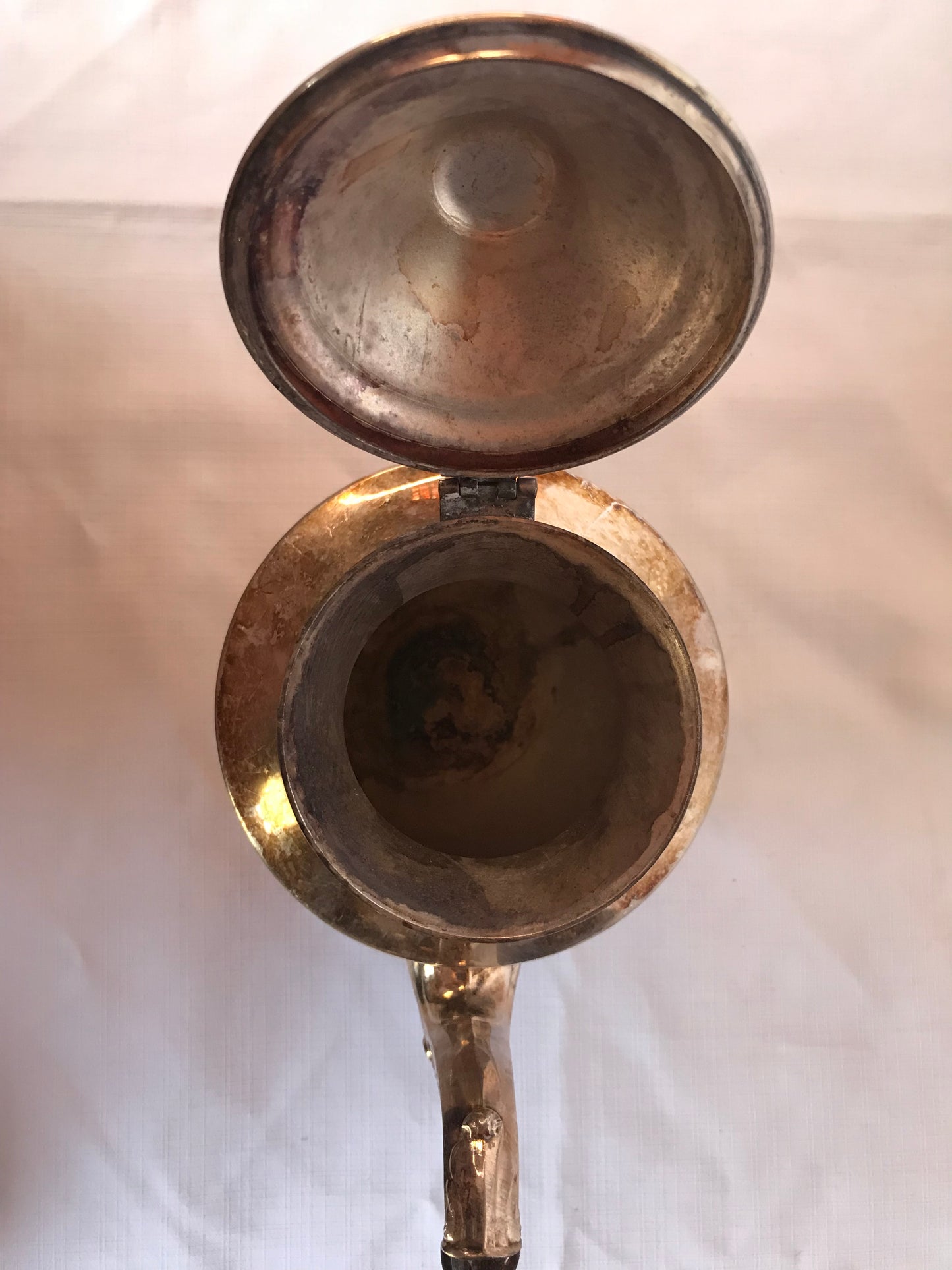 Silver-plated tea pot