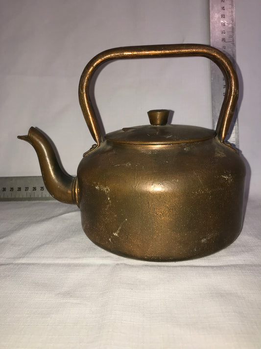 Painted tea pot lightweight for decoration only