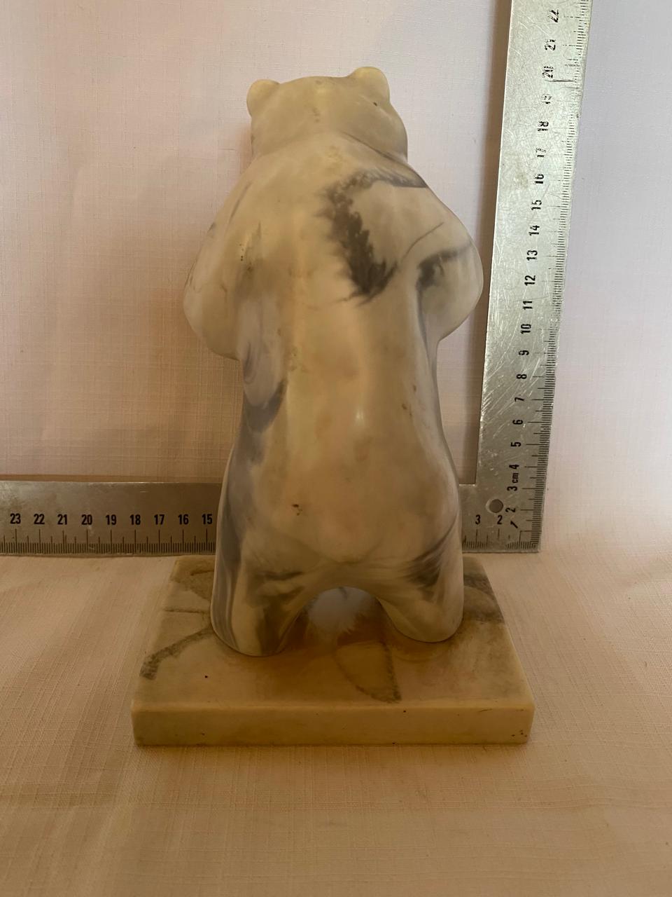 Resin bear statue