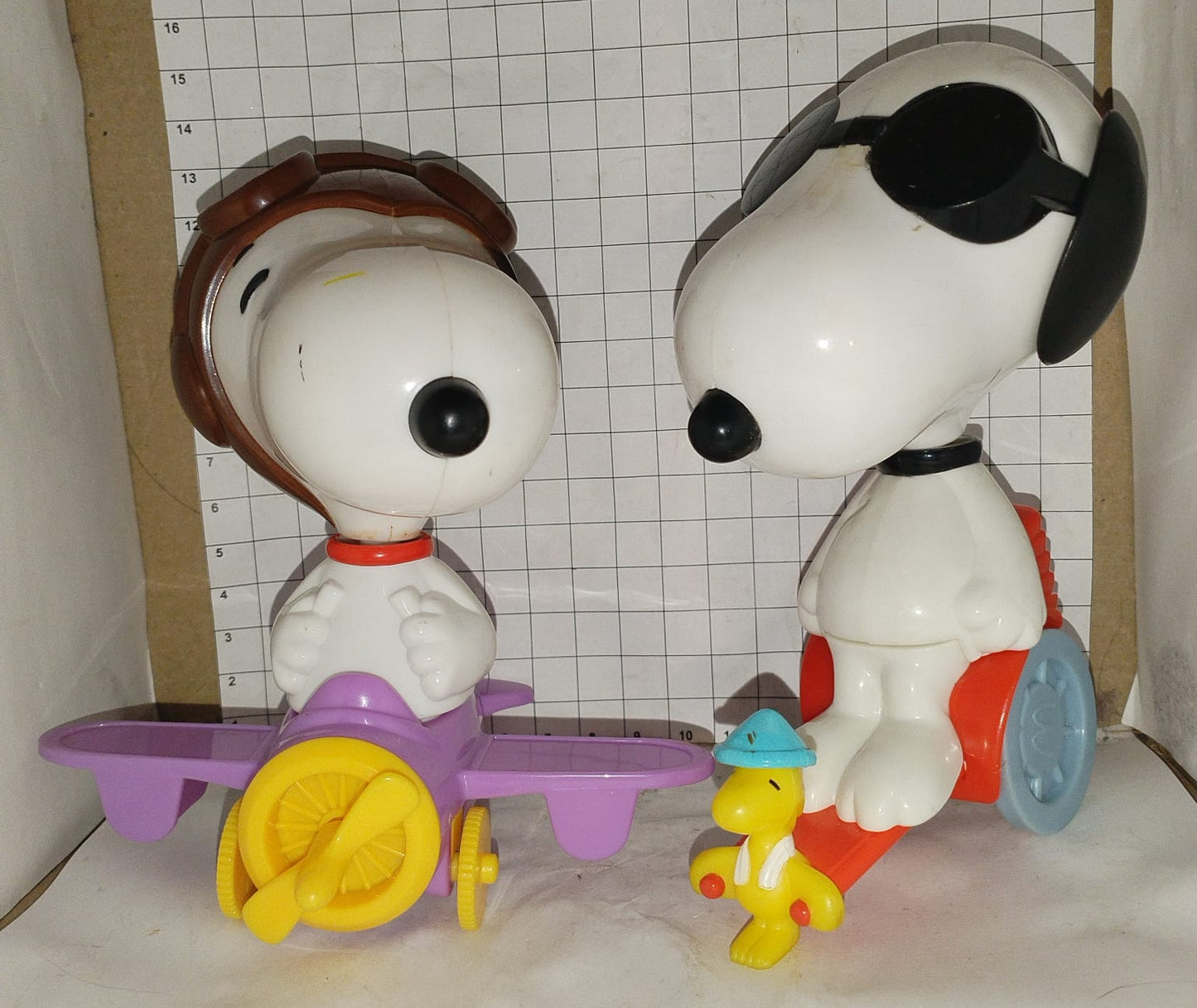 2 McDonald's Snoopy toys from 2004