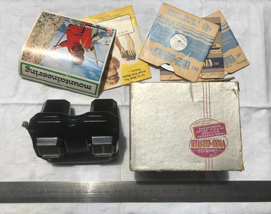 Vintage view-master in box with slides