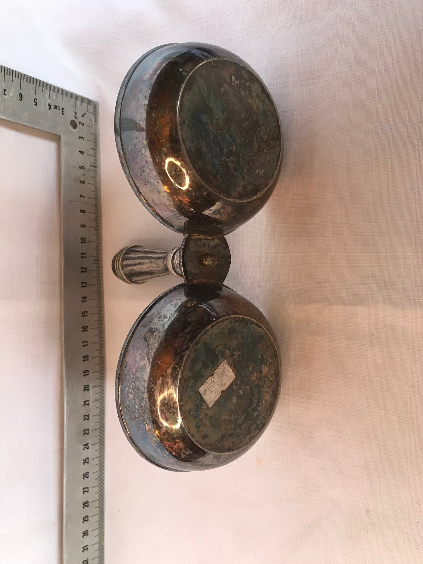 Silver-plated sweet dish