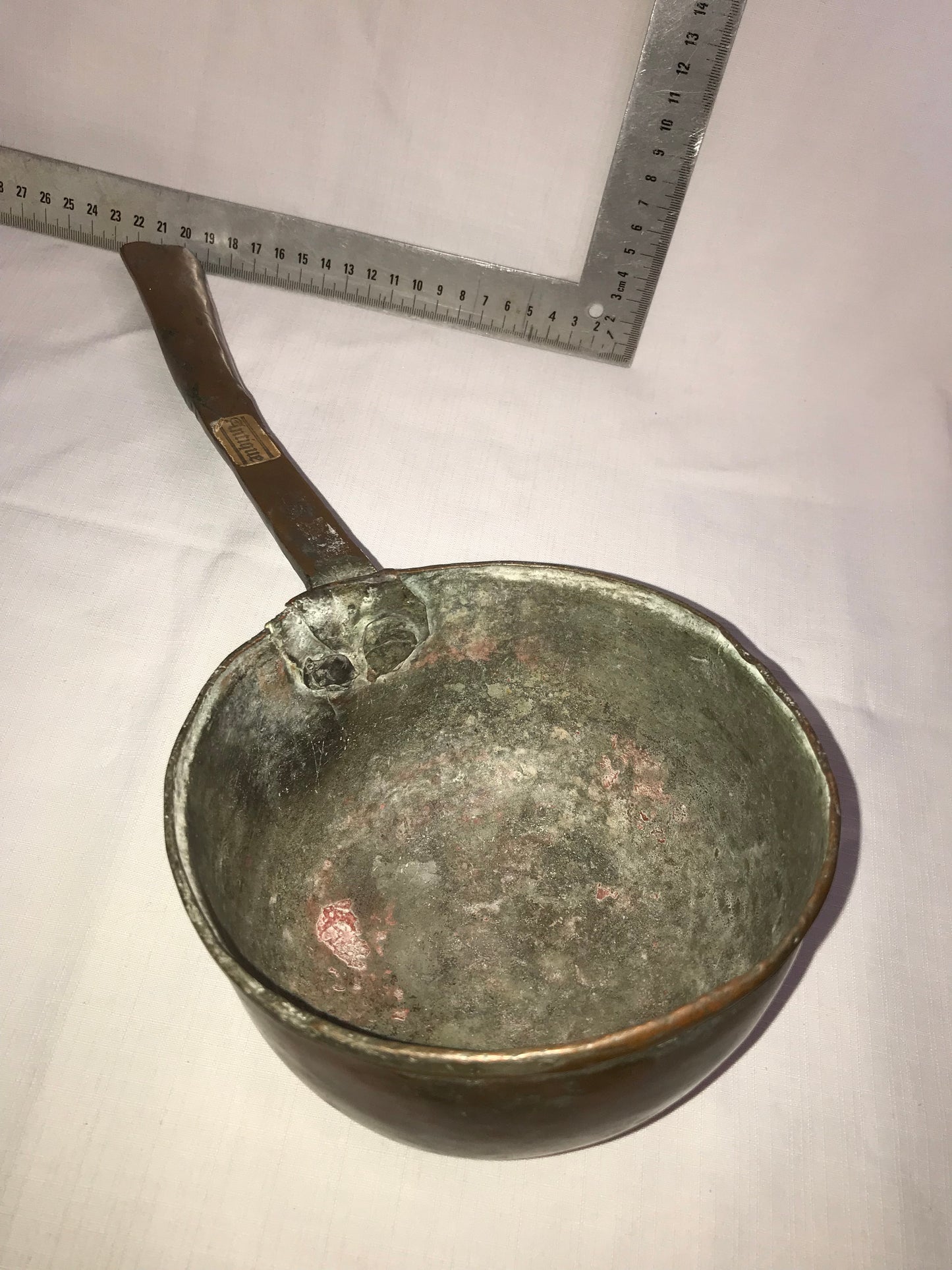 Antique copper pot