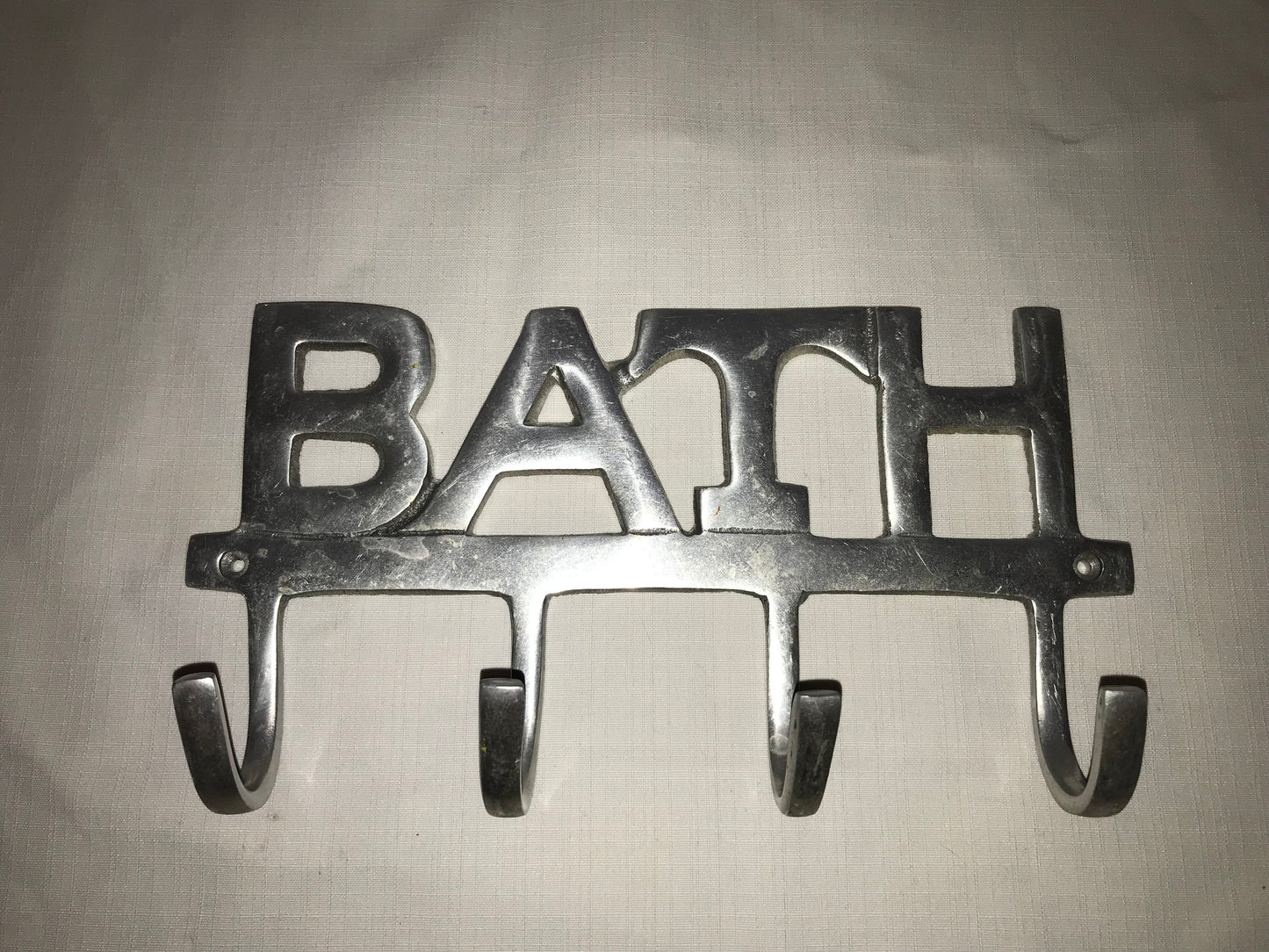 Bath towel hooks