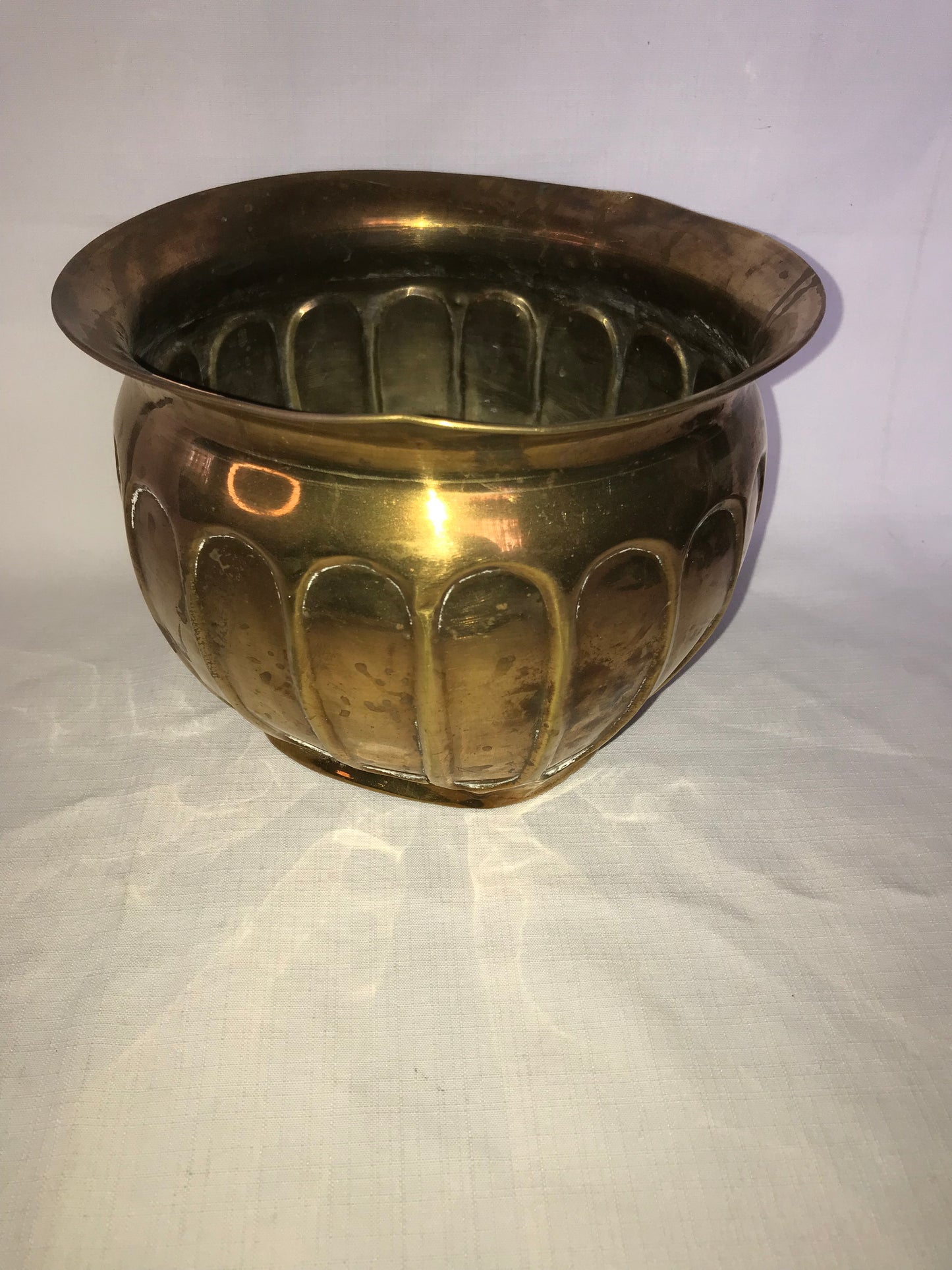 Small brass planter