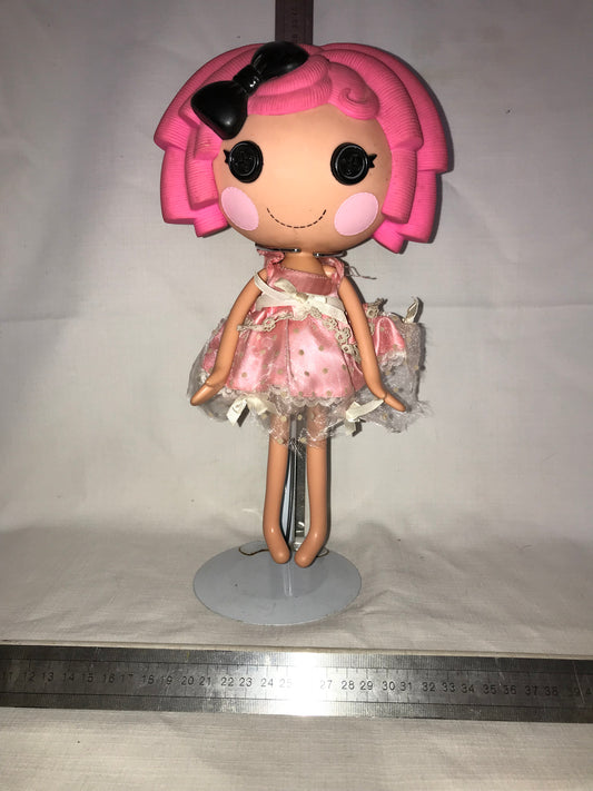 Lalaloopsie doll 36cm with pink hair, pre-loved