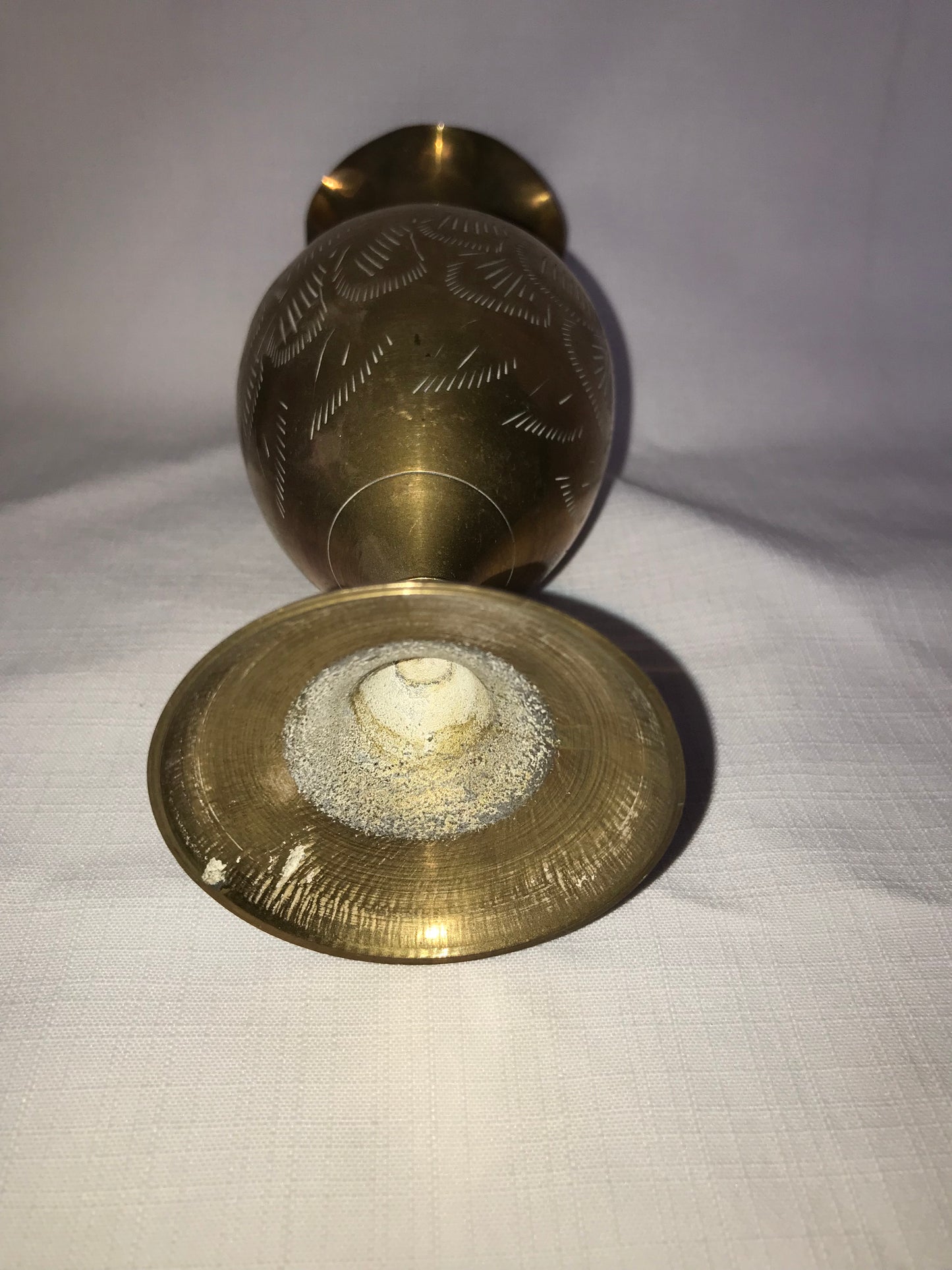 2 Brass vases