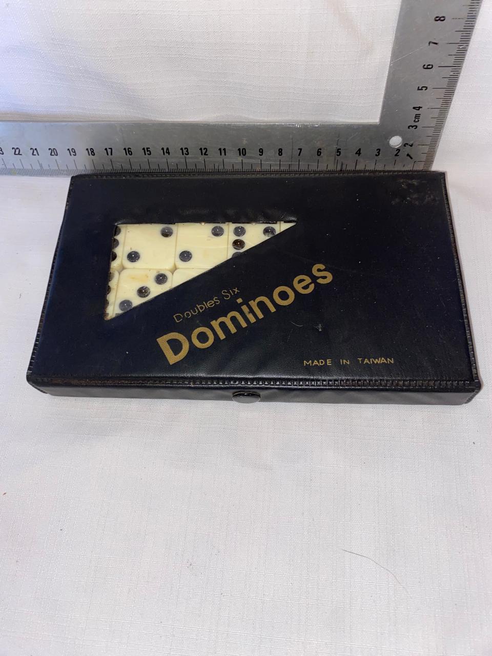 Set of plastic dominoes