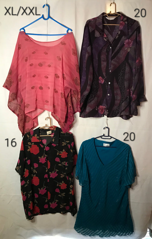 Group of 4 ladies pre-loved tops