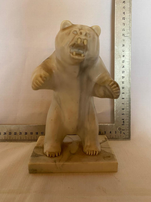 Resin bear statue