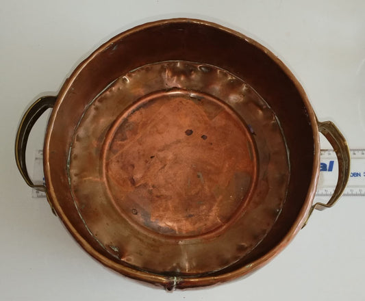 Antique copper pot