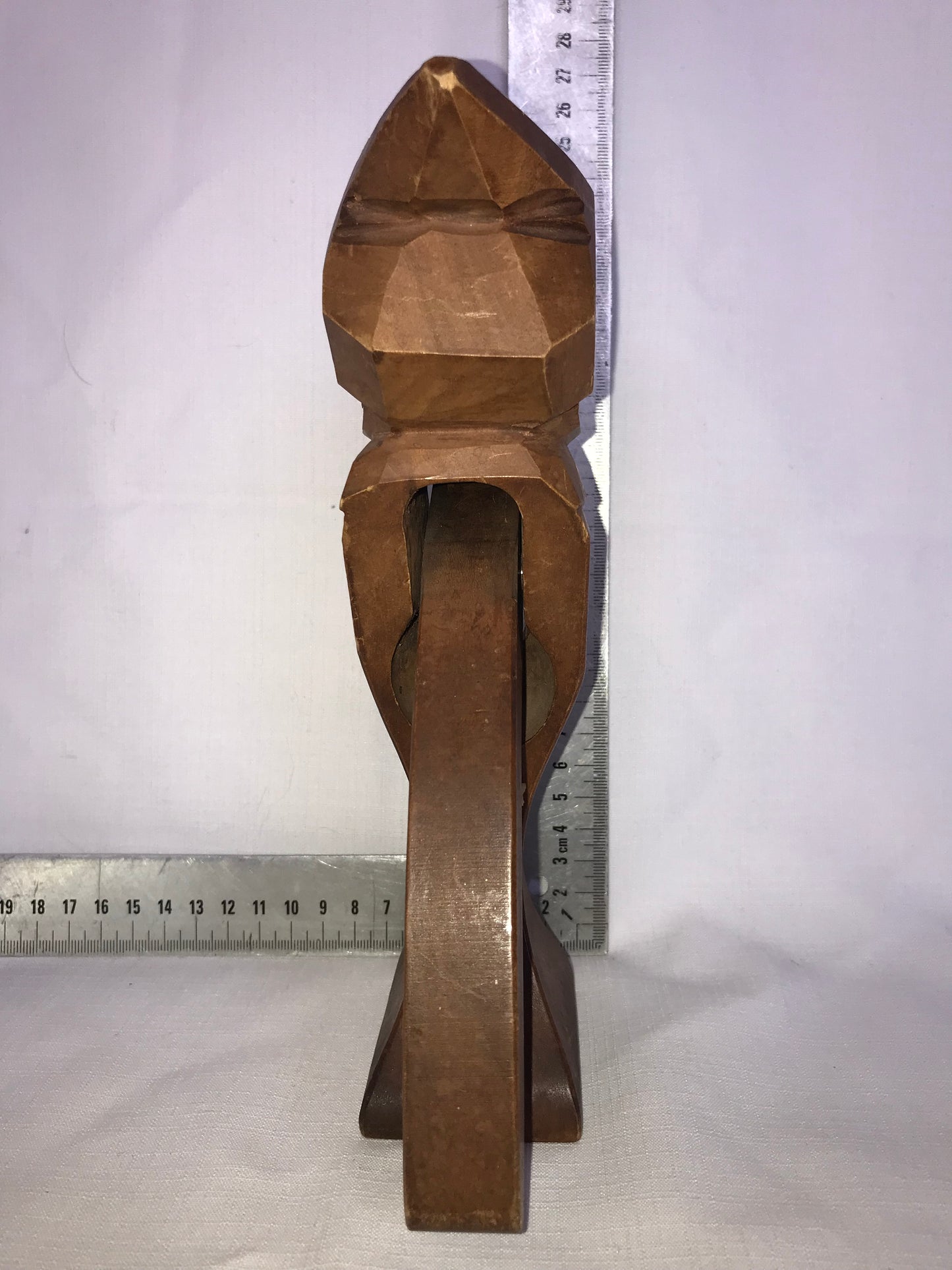Wooden carved nut cracker